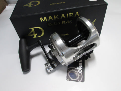 OKUMA Makaira MK-30 II SEA SILVER 2-Speed Lever Drag Conventional Reels