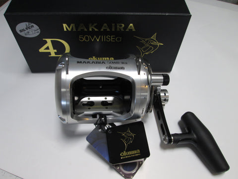 OKUMA Makaira MK-50W II SEA SILVER 2-Speed Lever Drag Conventional Reels